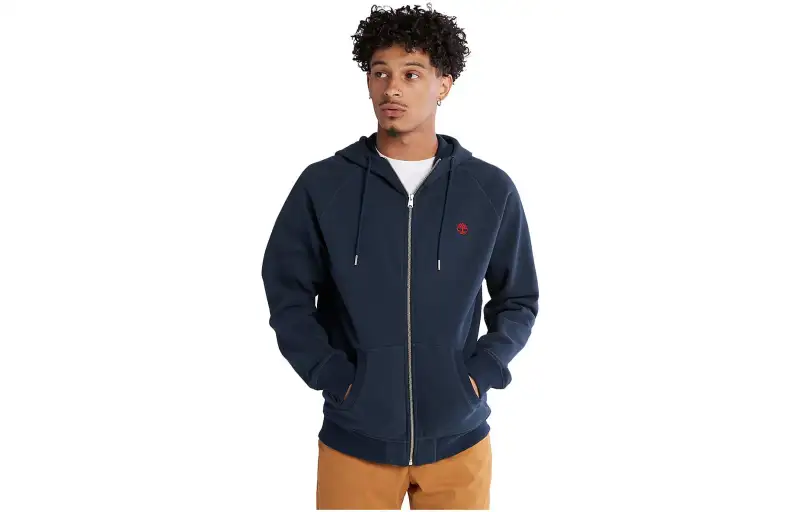 Timberland Jackets Men's Dark Blue Hooded Thickened Other