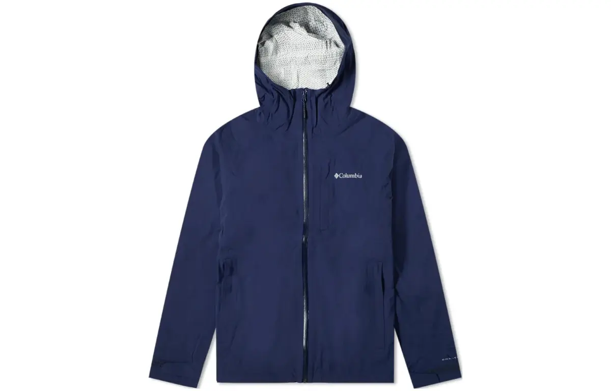 Columbia Waterproof And Windproof To Keep Warm Windbreaker Jacket Men's Dark Blue