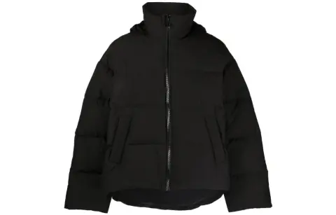 DIESEL Jackets Men's Black Hooded (Non-detachable) Moderate Straight Fit