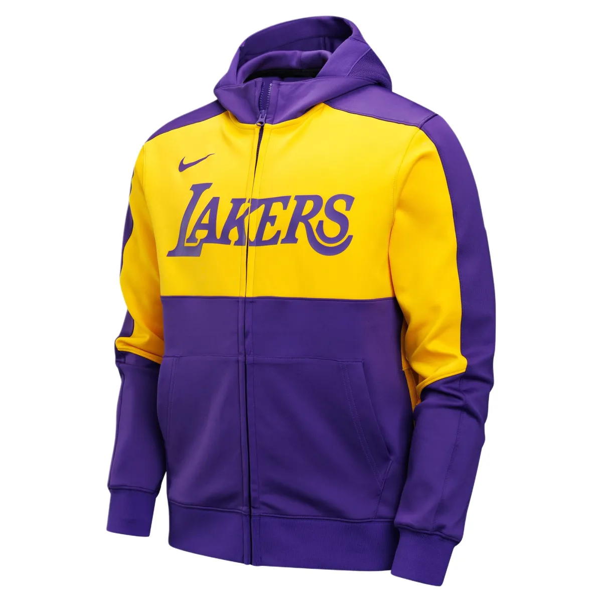 Nike DRI FIT NBA Jacket Men's Allover Purple/Amarillo Yellow