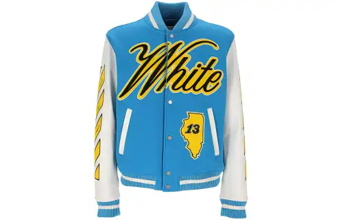 OFF-WHITE Vars World Leather Jacket