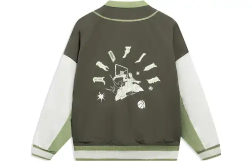 Li Ning Jacket Men's Army Canvas Green