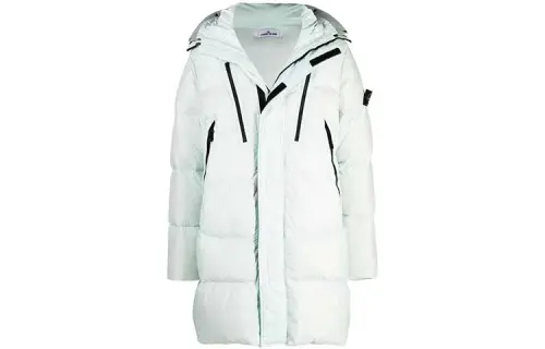 STONE ISLAND FW21 Down Jacket Unisex Light Green