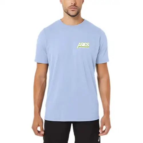 Asics 1977 RUN CLUB Regular T Shirt Unisex Soft Sky Color