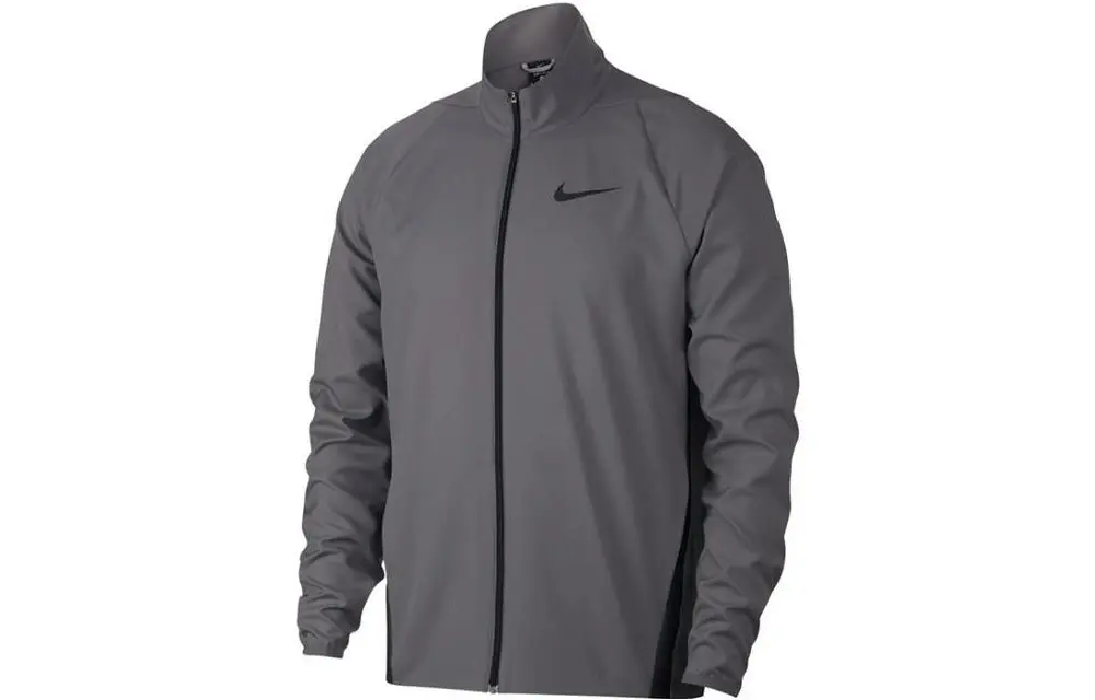 Nike Jackets Men's Gray Stand Collar Moderate Pilot