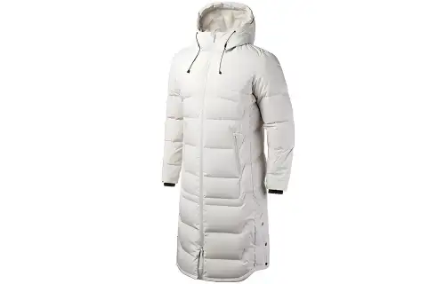 Li Ning Down Jackets Men's Glacier Gray Hooded Moderate