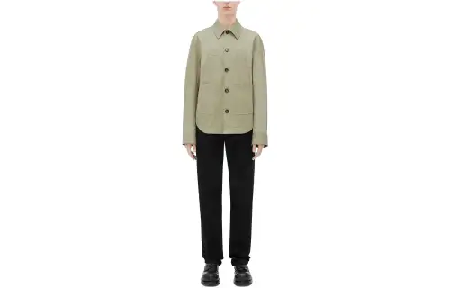 Bottega Veneta Jackets Men's Light Green Lapel Moderate Other