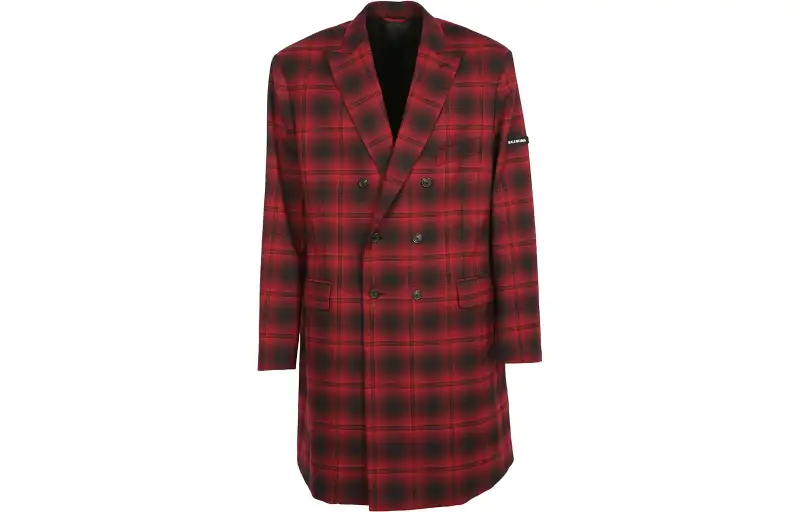Balenciaga Business Suit Coat Men's Red