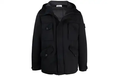 STONE ISLAND FW21 Down Jacket Unisex Black