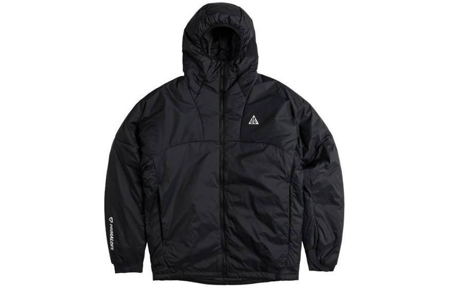 Nike Long-sleeve with zipper with hood, black jacket for men and women