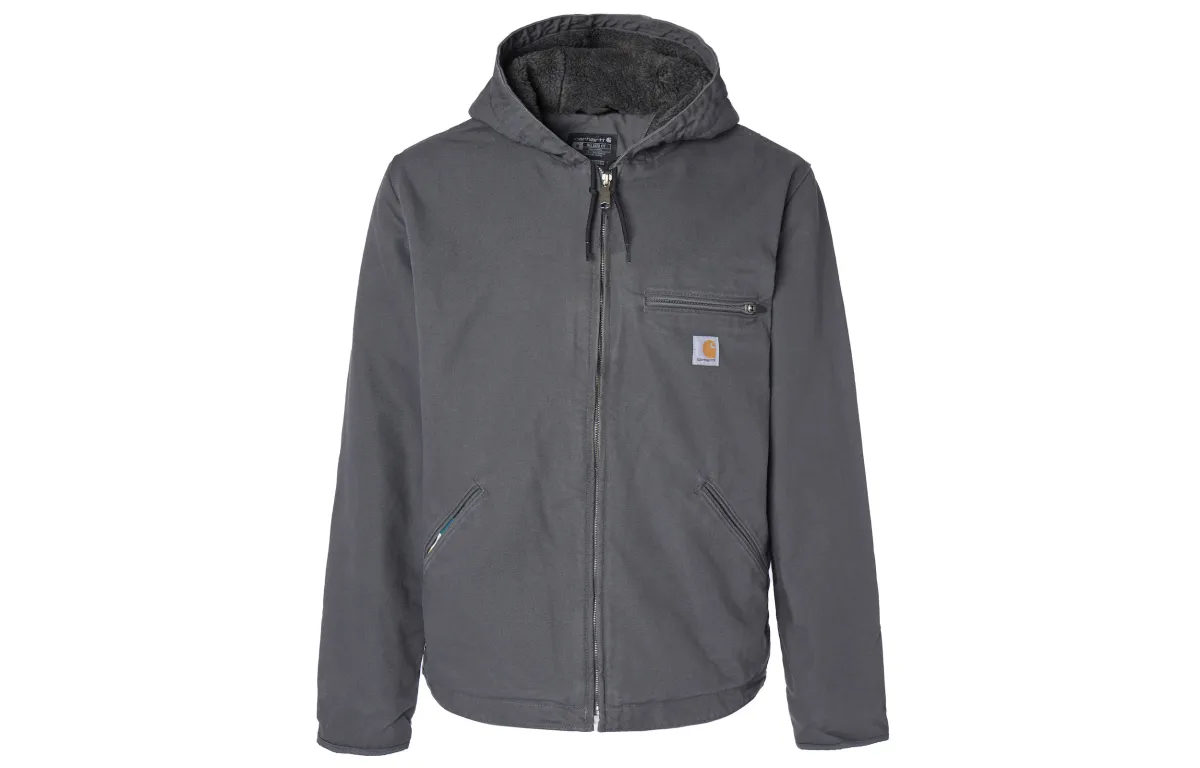Carhartt 104392 J141 Upgraded Washed Duck Sherpa Lined Sierra Jacket Level 3 Cold Resistant RELAXED FIT Men's