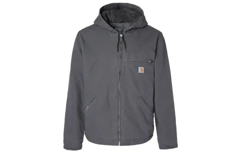 Carhartt 104392 J141 Upgraded Washed Duck Sherpa Lined Sierra Jacket Level 3 Cold Resistant RELAXED FIT Men's