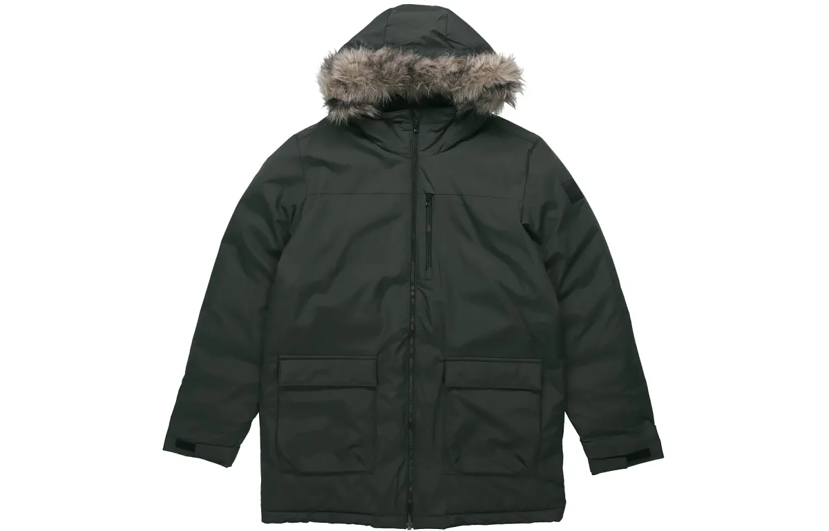 Adidas XPLORIC Puffer Jacket Men's Gray Green