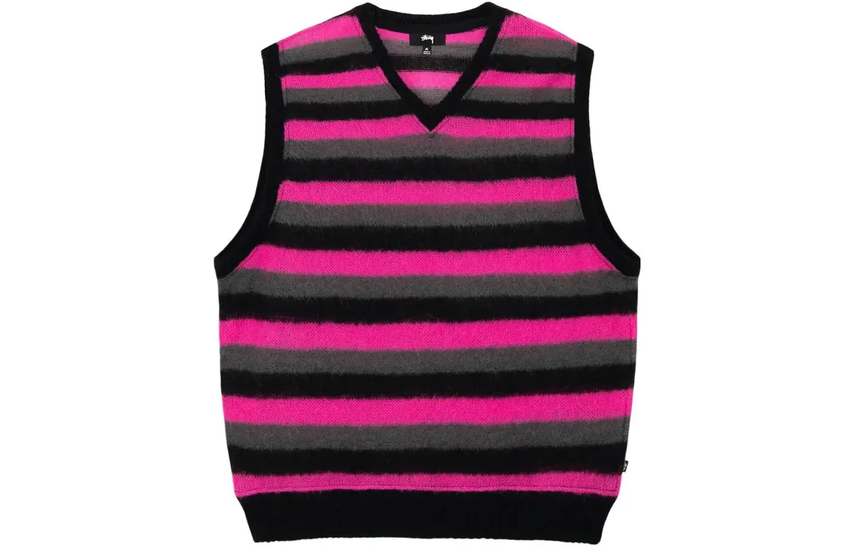 Stussy Striped Sweater Vest