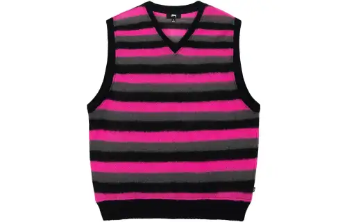 Stussy Striped Sweater Vest