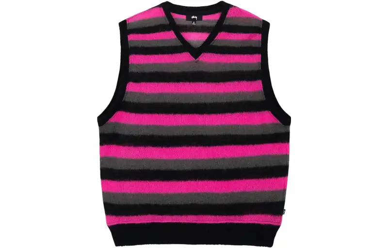 Stussy Striped Sweater Vest