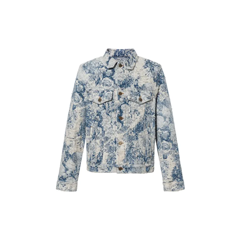 LOUIS VUITTON FW22 Denim Jacket Men's Blue