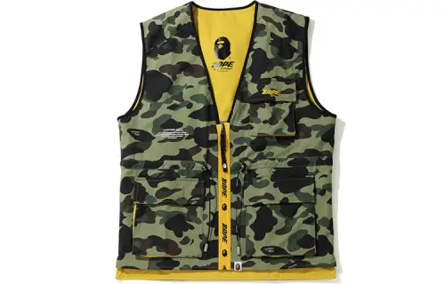 Bape 1st Camo 2Layer Reversible Utility Vest