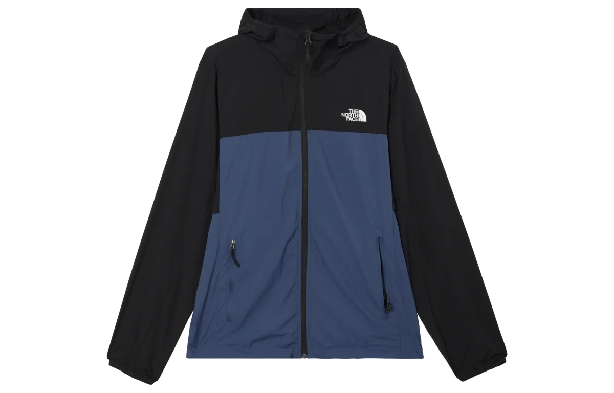 THE NORTH FACE SUN CHASE UV Protection Windproof Sun Protection Clothing Multi Function Clothing Men's Black/Blue