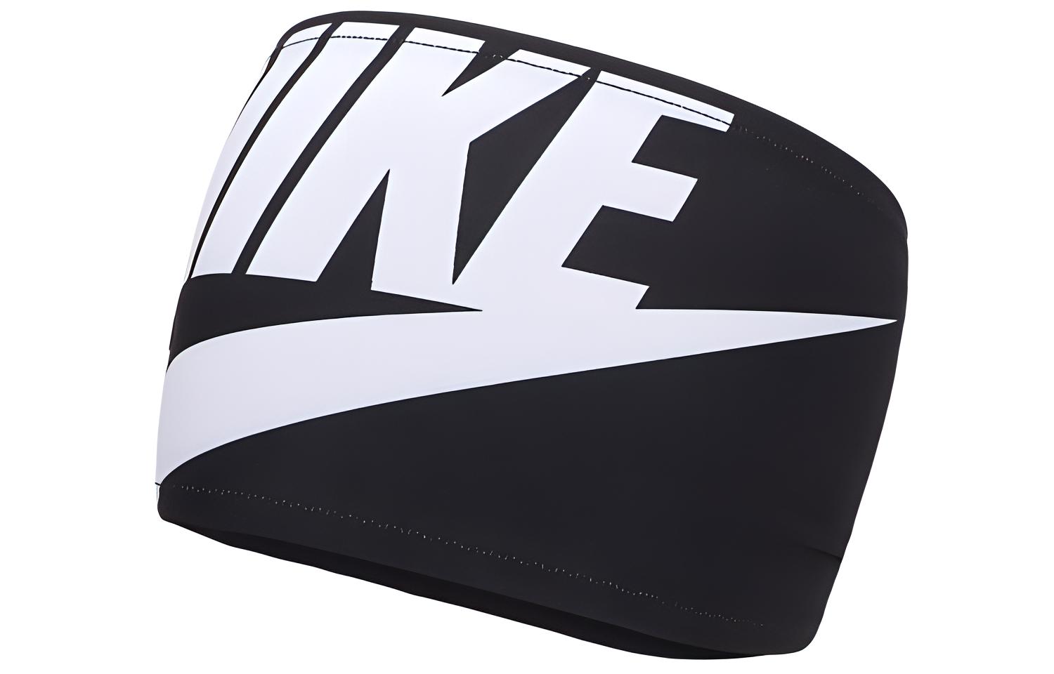 Повязка на голову Nike (черная) — фото 2