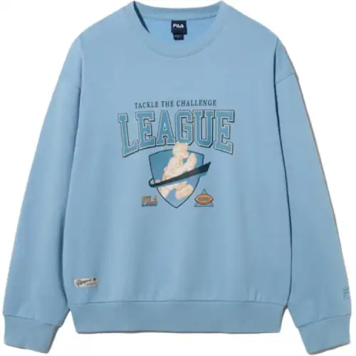 FILA Sweatshirt Unisex Light Blue
