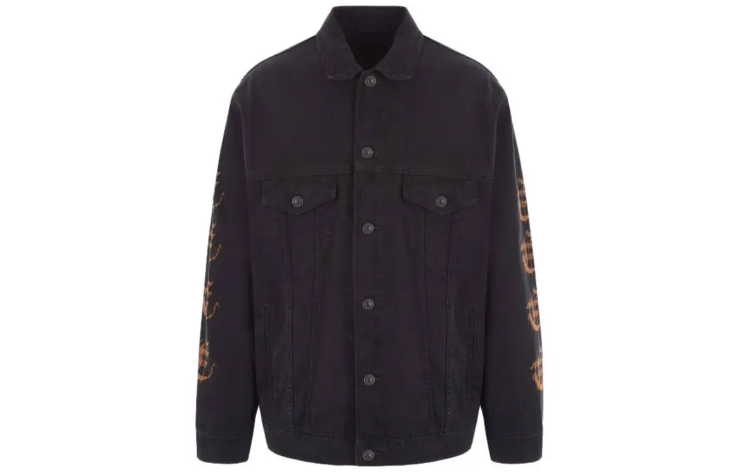 Balenciaga Denim Jacket Men's Black