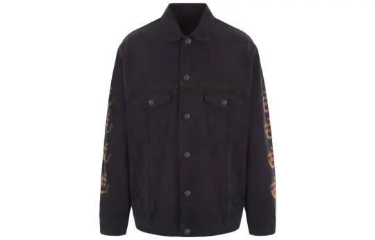 Balenciaga Denim Jacket Men's Black