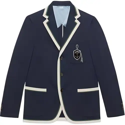 GUCCI Business Suit Coat Men's Blue