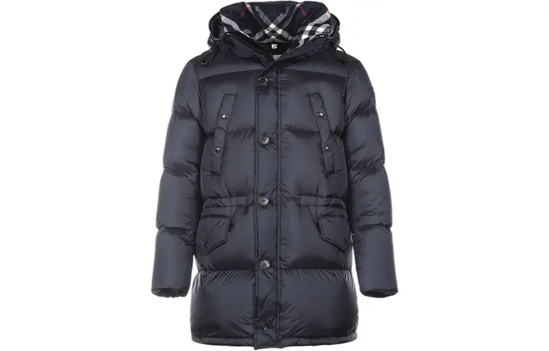 Burberry Men Logo Detail Hooded Puffer Coat