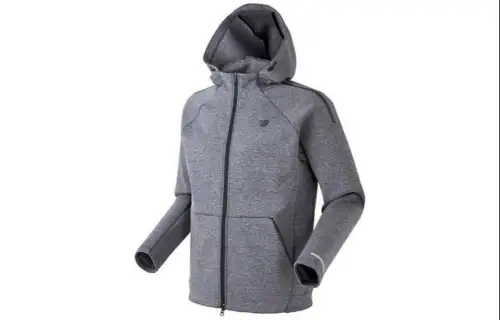 New Balance Jackets Men's Gray Hooded Moderate Other