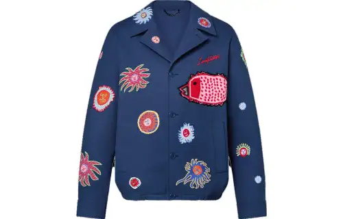 LOUIS VUITTON Jackets & Coats Men's Blue