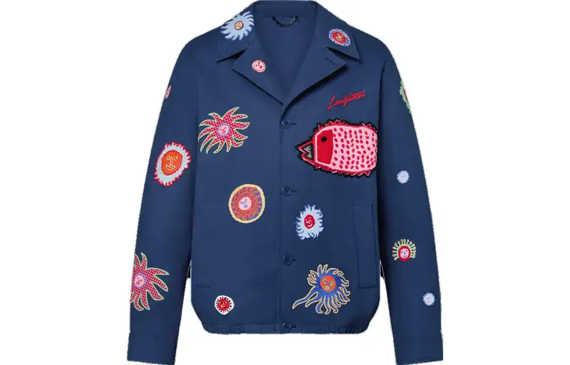 LOUIS VUITTON Jackets & Coats Men's Blue