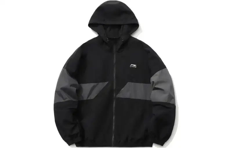 Li Ning Sports Fashion Collection Jackets Men's Black Hooded Moderate Other