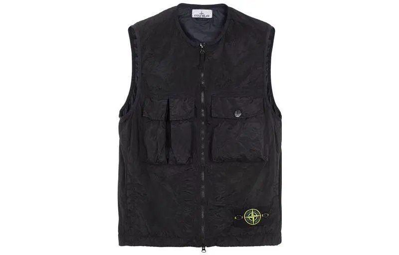 STONE ISLAND SS23 Vest Unisex Black