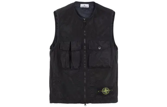 STONE ISLAND SS23 Vest Unisex Black