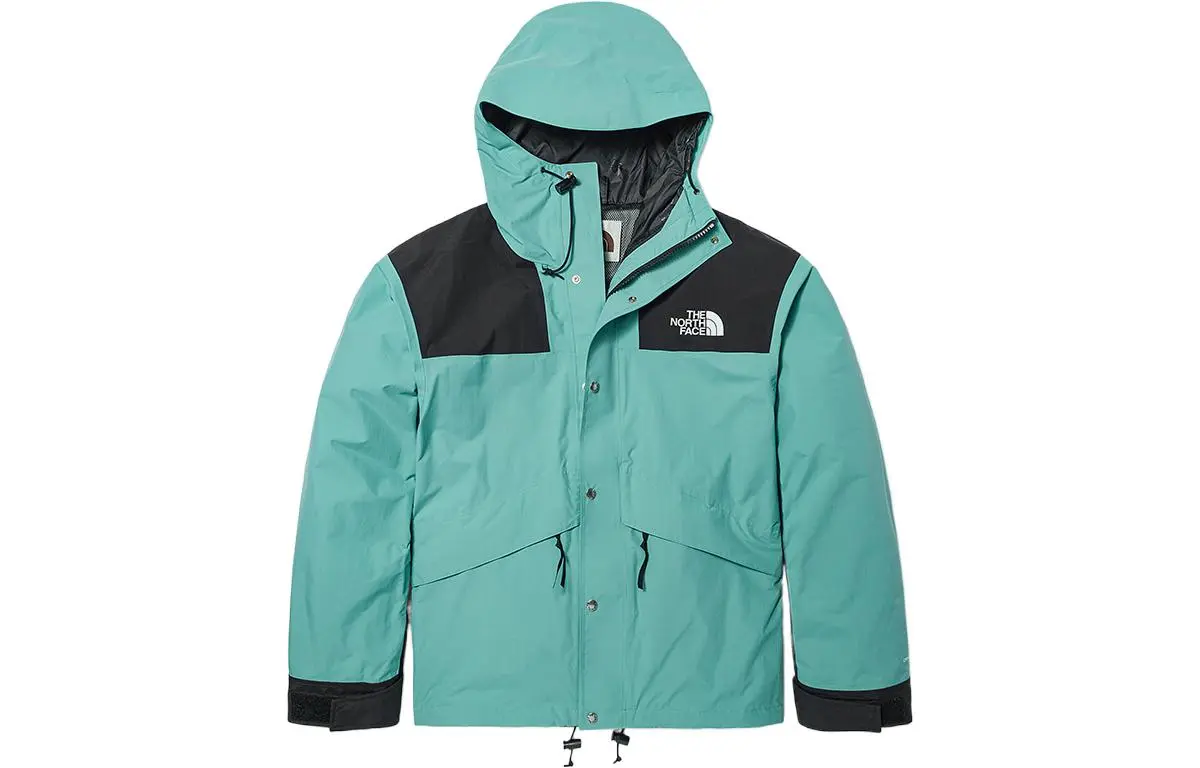 THE NORTH FACE 1986 Series Waterproof, Windproof, And Breathable Windbreaker Jacket Unisex Green