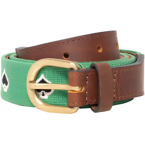 Denim Tears X Stussy Spade Needlepoint Belt