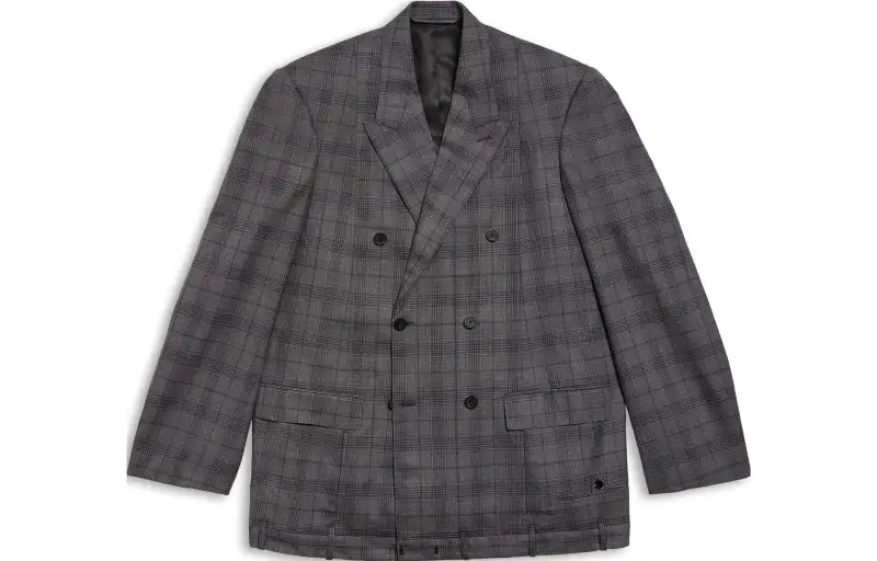 Balenciaga FW23 Business Suit Coat Loose Fit Unisex Gray