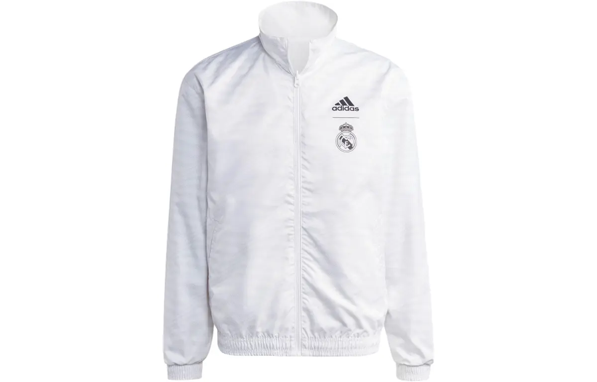 Adidas Jackets Men's White Stand Collar Moderate Other