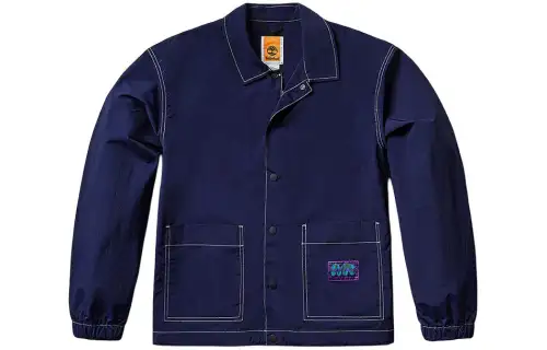 Timberland Jackets & Coats Unisex Sea Blue Canvas