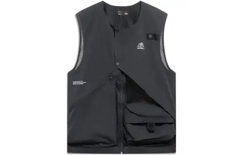 Li Ning CF Tracing Vests Unisex Black Crew Neck Moderate Workwear