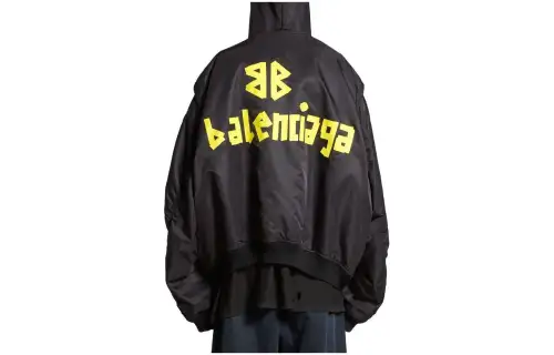 Balenciaga SS24 Jackets & Coats Loose Fit Men's Black