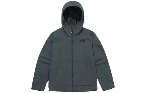 THE NORTH FACE Jackets Men's Gray Hooded Moderate Workwear