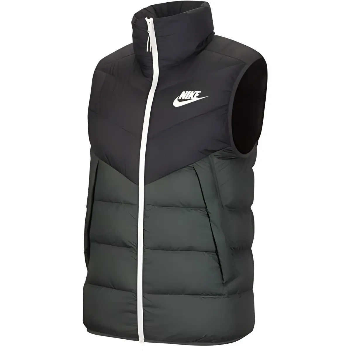 Nike Down Jacket Winter Men's Black Green Multicolor