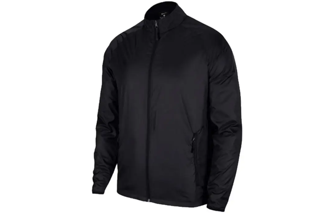Nike Jackets Men's Black Stand Collar Moderate Other