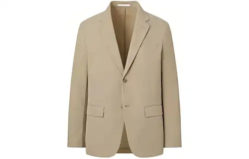 UNIQLO Business Suits Men's White Lapel Moderate