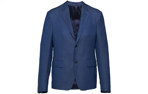 PRADA Business Suits Men's Blue Suit Collar Moderate