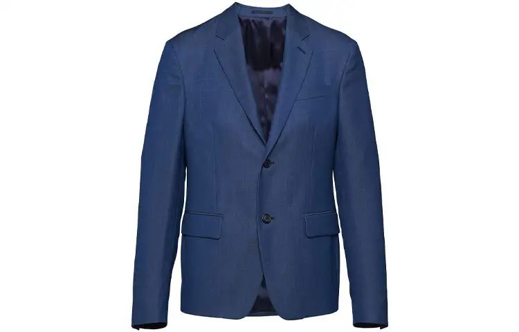 PRADA Business Suits Men's Blue Suit Collar Moderate