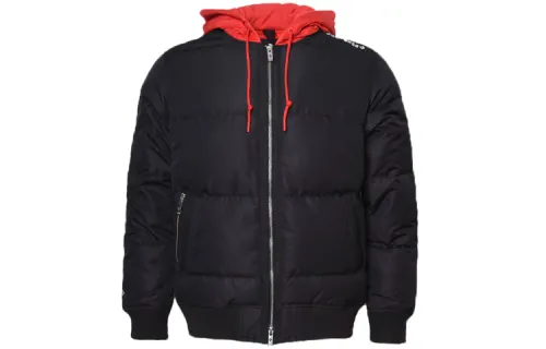 Converse Down Jackets Men's Black Hooded Moderate Other