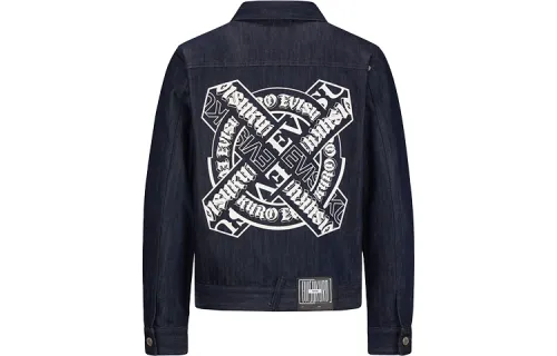 EVISU Denim Jacket Men's Denim Blue